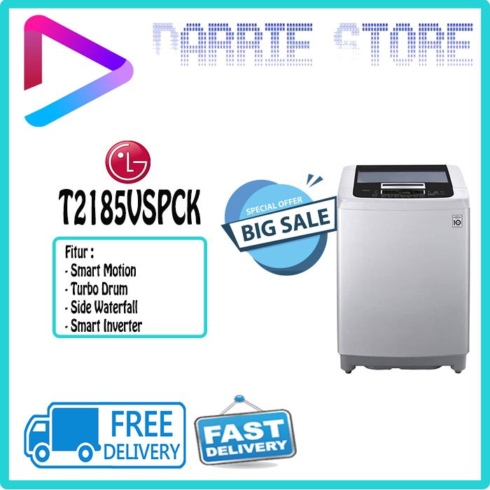 Gambar LG T2185VSPCK MESIN CUCI TOPLOADING WASHER T-2185VSPCK T2185 2185VSPCK dari Darrie Store Kota Depok Tokopedia