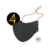 Gambar Life Behind Bars - Masker Kain non-medis dengan Filter - Isi 4 - Black dari Life Behind Bars Kota Tangerang Selatan 2 Tokopedia