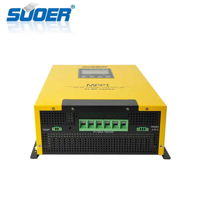 Suoer 12v/24v/48v 100A mppt solar charge controller solar regulator 2