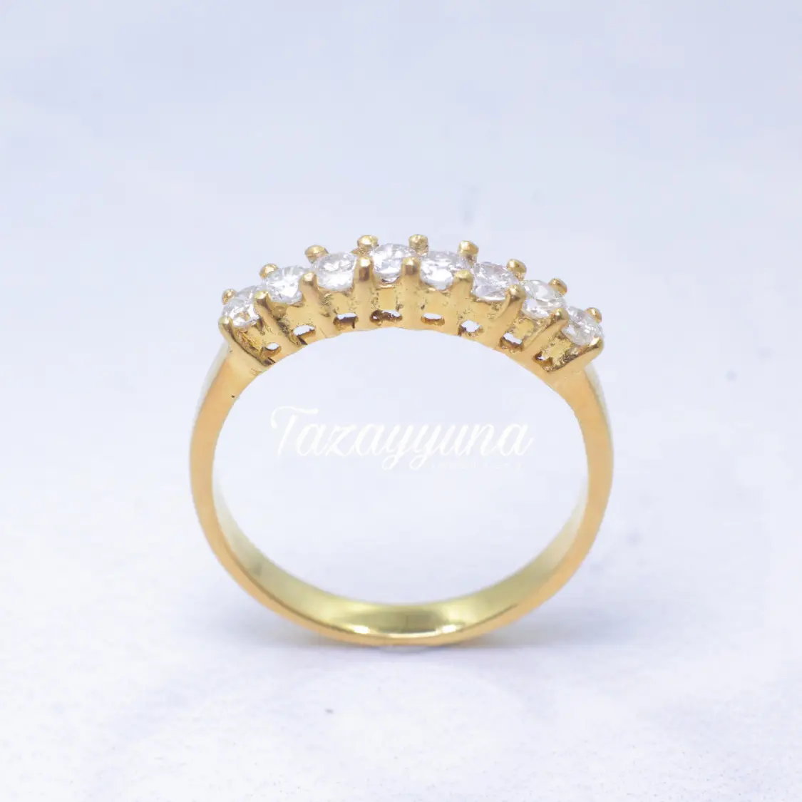 GRATIS MEMO LAB!!!Cincin emas berlian natural eropa 0,58ct/8pcs NA098