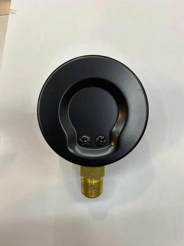 Pressure gauge//manometer 2,5 inch 1 bar(kg/cm2)black steel 3