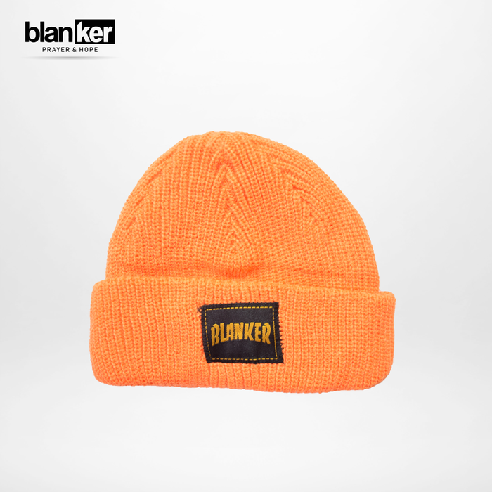 Gambar Beanie Hat BLANKER Simple (Orange) dari Blanker Shop Kab. Bekasi Tokopedia