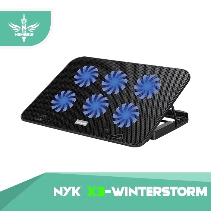 Cooler pad laptop gaming nyk nemesis winterstrom-cooling pad notebook