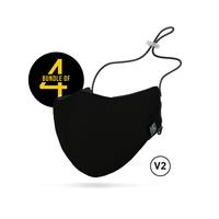 Gambar Life Behind Bars - Masker Kain non-medis dengan Filter - Isi 4 - Black dari Life Behind Bars Kota Tangerang Selatan 1 Tokopedia