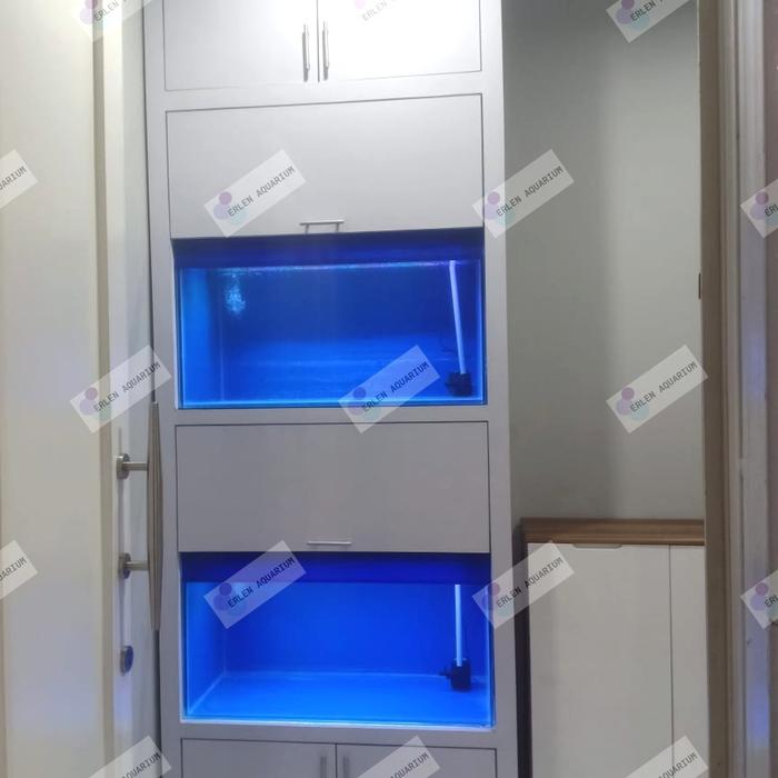 Gambar aquarium cabinet full ukuran 100 50 50 dari ERLEN AQUARIUM Kab. Karawang Tokopedia