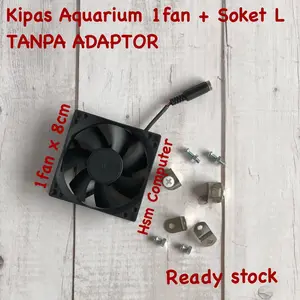 KIPAS PENDINGIN AQUASCAPE AQUARIUM 1 FAN + SOKET L TANPA ADAPTOR