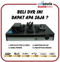 Gambar LOEWIX 9016 DVR NVR CCTV 16Ch XMeye ANALOG IP CAMERA - DVR 16CH ONLY dari MyOnlineCCTV Kota Administrasi Jakarta Barat 2 Tokopedia