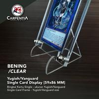 Gambar Yugioh/Vanguard Acrylic Display Frame - Standing Kartu Akrilik -Bening dari Carpentia Indonesia Kota Tangerang Selatan 3 Tokopedia