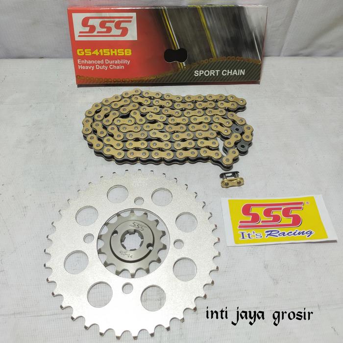 Gambar Gear Set SSS Type415 RXking F1ZR Jupiter Vega Original dari inti Jaya Motor grosir Kota Tangerang 4 Tokopedia