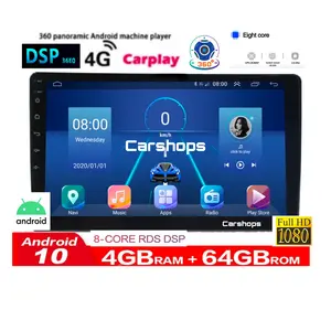 Headunit Android Ram 4/64 GB 8 Core Dsp 36 Band Eq 4g Lte Simcard