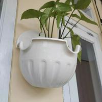 Gambar pot tembok putih dinding cantik dari Perabot Rumah Tangga dan Pot Bunga si Goceng Kab. Bogor 1 Tokopedia