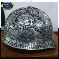 Gambar Helem Ukir Alumunium Proyek MARUNDA dari toko perak kotagede silver Kota Yogyakarta 2 Tokopedia