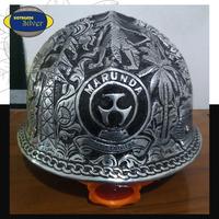 Gambar Helem Ukir Alumunium Proyek MARUNDA dari toko perak kotagede silver Kota Yogyakarta 4 Tokopedia