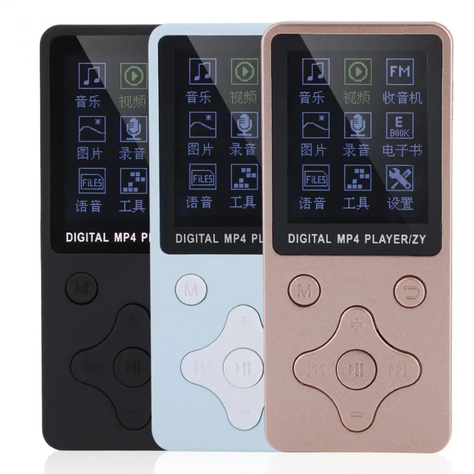 MP4 Player Mini Mp3 Portable Music Player TF Card Slot