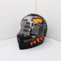 Gambar NEW!! Helm Zeus Fullface ZS-822 Matt Black/AN27 Orange - M dari Bike Master Kota Bandung 3 Tokopedia
