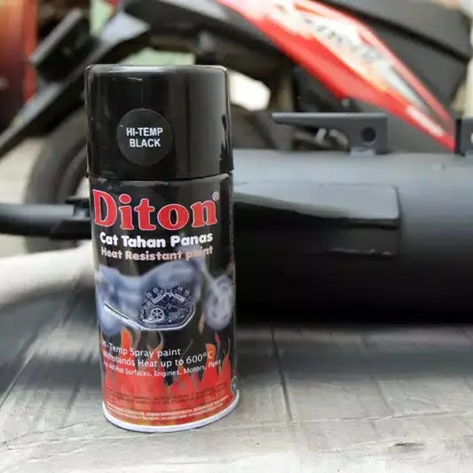 DITON Cat Knalpot Tahan Panas/ Cat Tahan Panas/ Diton Hitemp Hi Temp