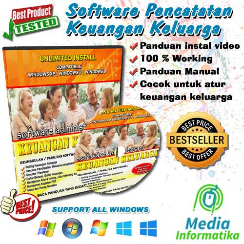 Gambar software aplikasi keuangan keluarga full versi terlaris dari Media POS Kota Malang Tokopedia