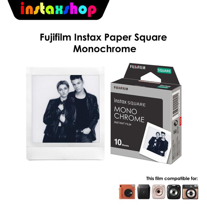 Gambar Fujifilm Refill Instax Square Film Monochrome Paper dari Instaxshop Kota Bandung Tokopedia
