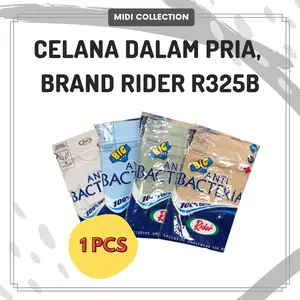 RIDER ANTI BACTERIA R 325 BSW Celana Dalam Pria S - 3XL (BIG SIZE)