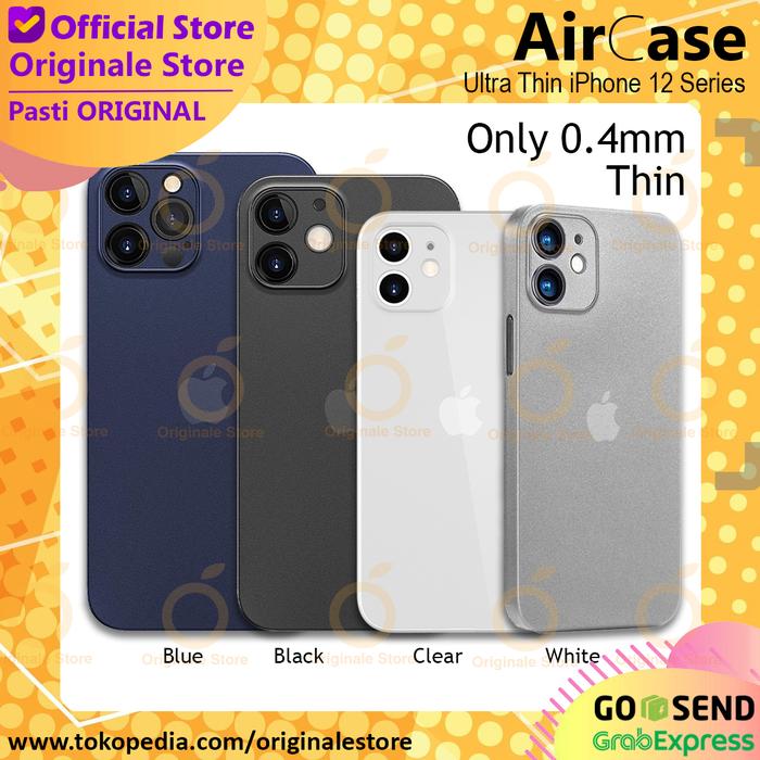 Gambar Ultra Thin Case iPhone 12 Pro Max / 12 Pro / 12 Mini AirCase dari Originale Store Jakarta Barat Tokopedia