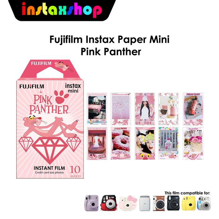 Gambar Fujifilm Instax Mini Paper Pink Panther dari Instaxshop Kota Bandung Tokopedia