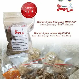 Bakmi Siap Saji - Bakmi Naga - Bakmi Ayam Kampung + Jamur Isi 4