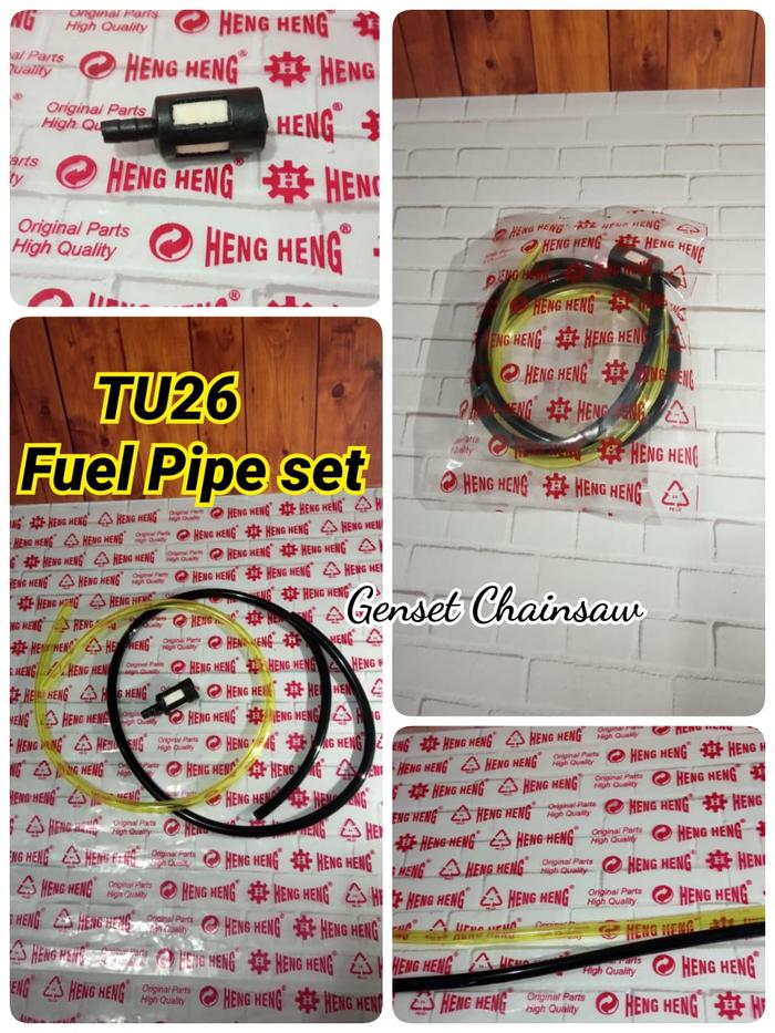 Gambar TU26 selang bensin Oil pipe set Fuel pipe set knapsack sprayer 2stroke dari GENSET CHAINSAW Kota Administrasi Jakarta Barat Tokopedia