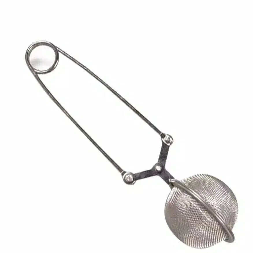 Tea infuser stainless steel / Saringan teh handle jepit [PREMIUM]