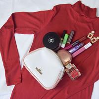 Gambar Pouch Kosmetik Kulit Asli Voila Bella wp dari Voila Leather Kota Administrasi Jakarta Pusat 2 Tokopedia