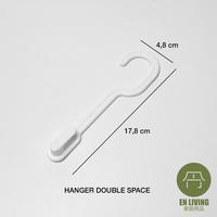 Gambar EN LIVING Hanger Double Space (5 pcs) / Hanger / Gantungan / Hook dari EN LIVING Kota Bandung 4 Tokopedia