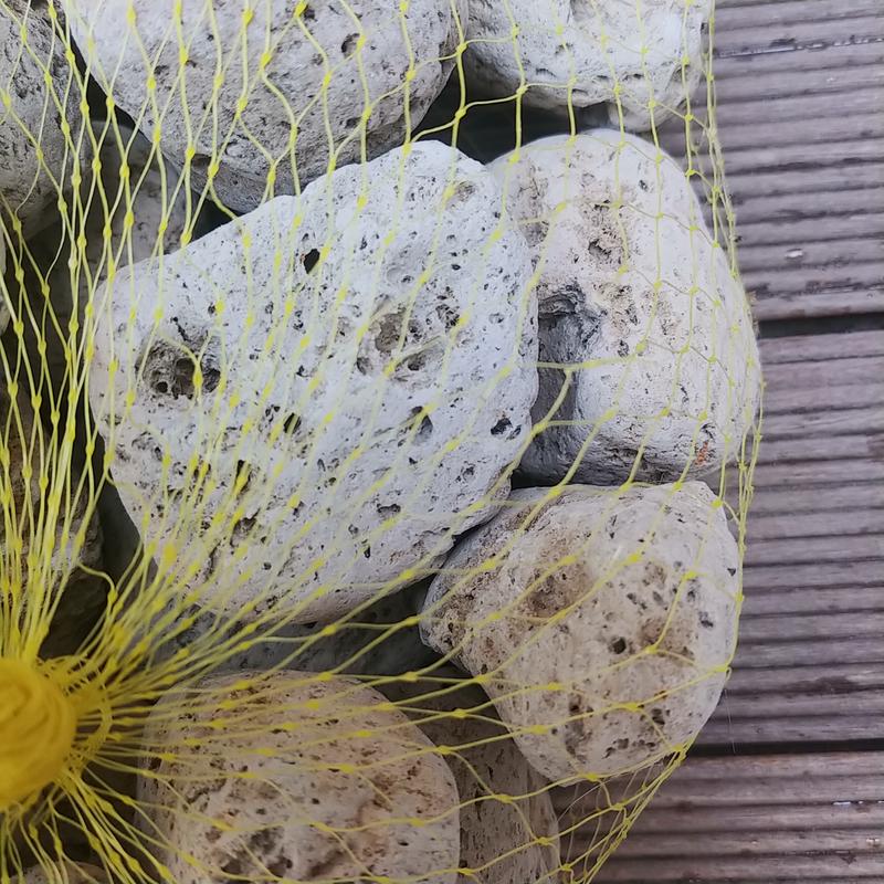 batu apung / gombong ( pumice ) filter kolam koi 1 kg sudah dijaring 2