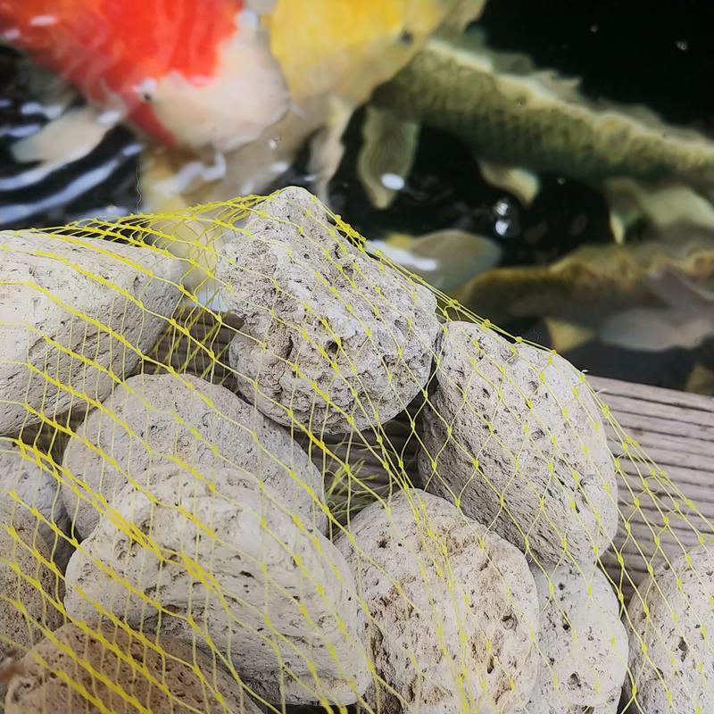 batu apung / gombong ( pumice ) filter kolam koi 1 kg sudah dijaring 3