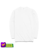 Gambar Human Greatness T-shirt Long Sleeve White - L dari Human Greatness Labs Kota Bandung 1 Tokopedia