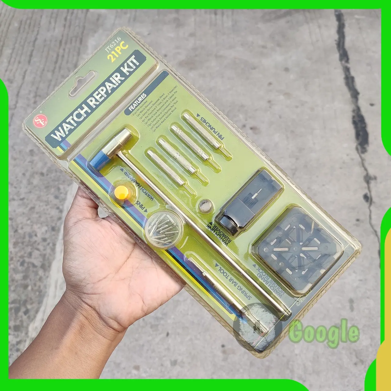 Watch repair kit paket alat servis jam Pemotong rantai komplit T21