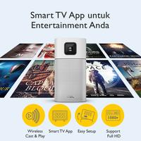 Gambar Mini Wireless Projector BenQ GV1 Portable Bluetooth Speaker USB-C HDMI dari BenQ Official Store Kota Administrasi Jakarta Barat 3 Tokopedia