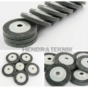 GRINDA POLES STAINLESS NON WOVEN 4“ abu-abu BATU GRINDA MONEL 4 IN