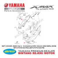 Gambar SET COVER, SIDE 3 & 4 - (KANAN & KIRI) BODY YAMAHA XMAX 250 BIRU 2018 dari Yamaha Bintang Rejeki Motor Kab. Bandung 4 Tokopedia