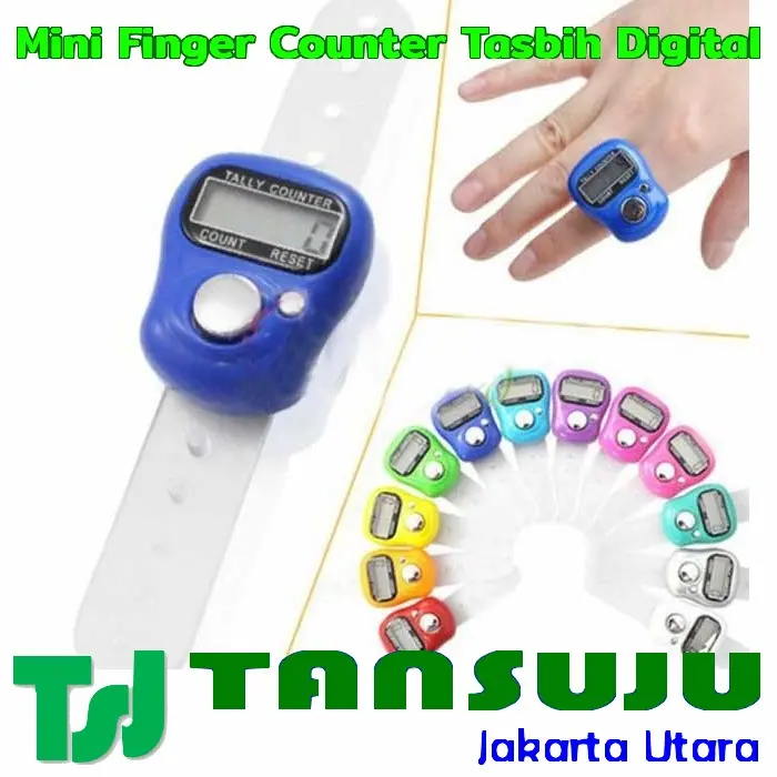 Tasbih Digital Mini Finger Counter Penghitung Jumlah Digital