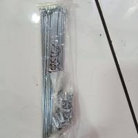 Gambar 28 buah Jari jari sepeda 18 , 14 G x 160 mm ruji / spoke 16 cm dari Sekawan sepeda Kota Administrasi Jakarta Utara 1 Tokopedia