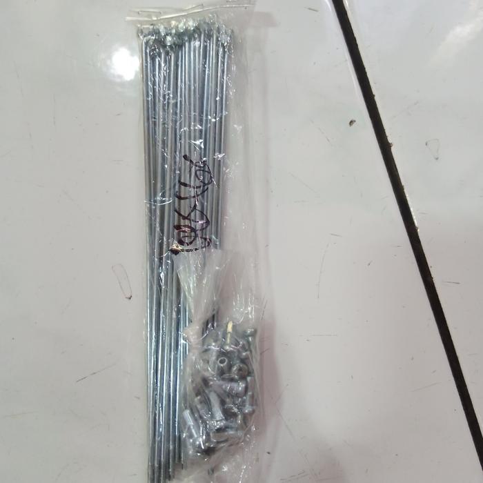 Gambar 28 buah Jari jari sepeda 18 , 14 G x 160 mm ruji / spoke 16 cm dari Sekawan sepeda Kota Administrasi Jakarta Utara Tokopedia