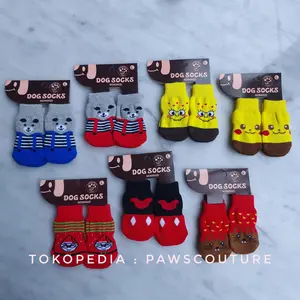 (A7) Sepatu Kaos kaki Hewan Anjing Kucing pet dog cat shoes socks L