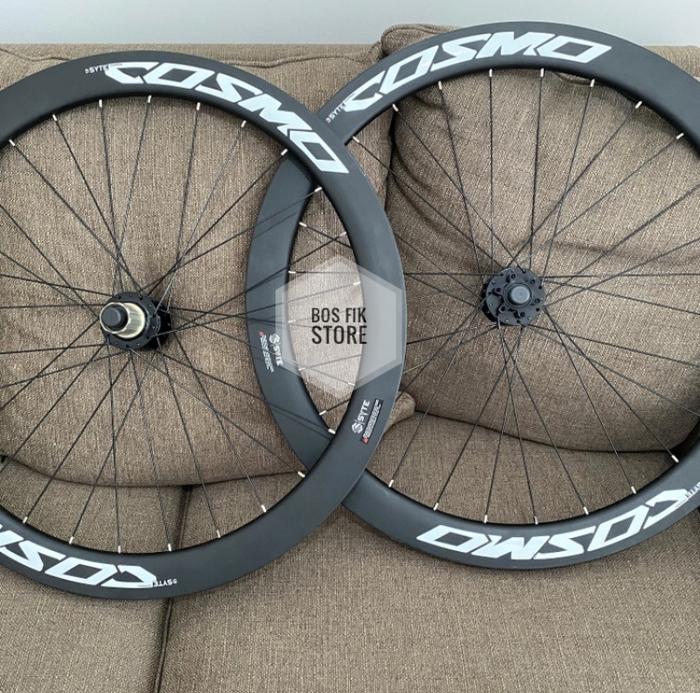 Gambar Wheelset Cosmo Carbon 700C Roadbike discbrake Hub SYTE dari Bos Fik Store Kota Administrasi Jakarta Barat Tokopedia