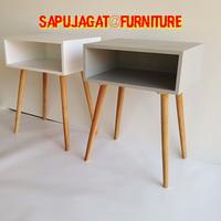 Gambar nakas bed side minimalis dari sapujagat furniture Kota Tangerang Selatan 2 Tokopedia