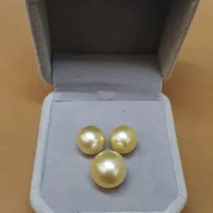 3PCS BUTIRAN MUTIARA AIR LAUT GOLD