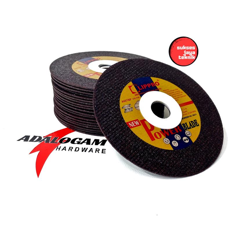 Lippro Power Blade Batu Potong 4 Inch Besi Stainless - Cutting Wheel, Ideal untuk Memotong Berbagai Material dengan Efisiensi Tinggi 1