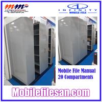 Gambar Mobile File Infinity 20 Compartment, Lemari arsip dorong dari Alfa Sumber Rejeki Kota Surabaya 2 Tokopedia