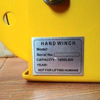 Gambar kerekan manual 800 kg hand winch 1800 lbs model JCC dari aboy spesialis tools Kota Administrasi Jakarta Utara 3 Tokopedia