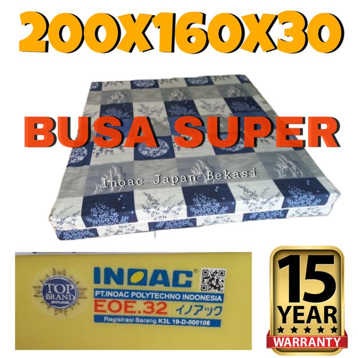 Gambar INOAC kasur busa 200x160x30 EOE D32 Garansi 15th dari INOACJAPAN Kota Bekasi Tokopedia