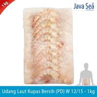 Gambar Udang Laut Kupas Bersih PD W 12/15 pack 1kg Java Sea dari JAVA SEA Kab. Tangerang 1 Tokopedia