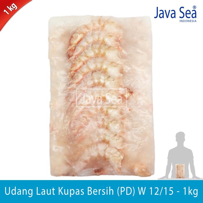 Gambar Udang Laut Kupas Bersih PD W 12/15 pack 1kg Java Sea dari JAVA SEA Kab. Tangerang Tokopedia